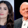 Salma Hayek celebra el Oscar de Anthony Hopkins como 'Mejor Actor'