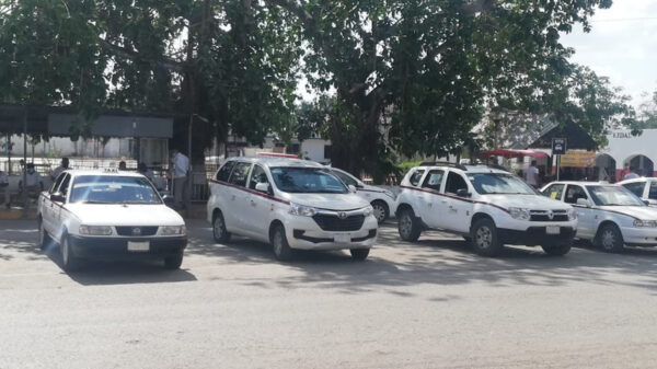 Se desploma actividad labora de taxistas en Kantunilkín