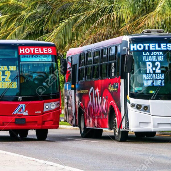 Reactivarán transporte público el cien por ciento en Cancún