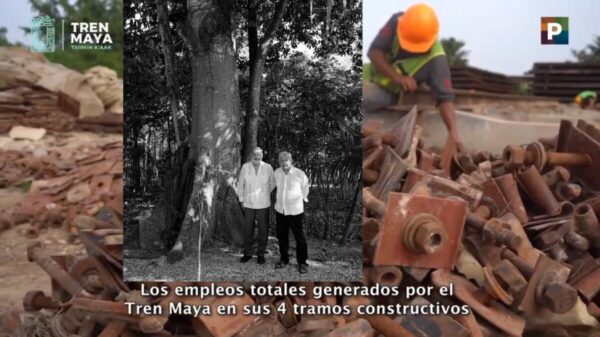 Supervisan AMLO y Slim en Chiapas avance en obras del Tren Maya