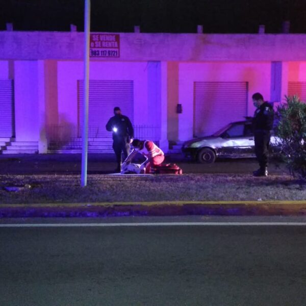 Acribillan a ‘El Pegajoso’ en el Centro de Chetumal.