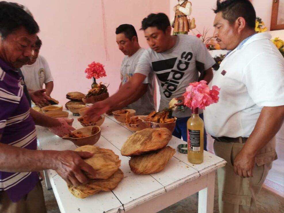 En Kantunilkín suspenden festividades en honor a San Isidro Labrador; por segundo año solo se ofrendó una primicia al santo patrono.