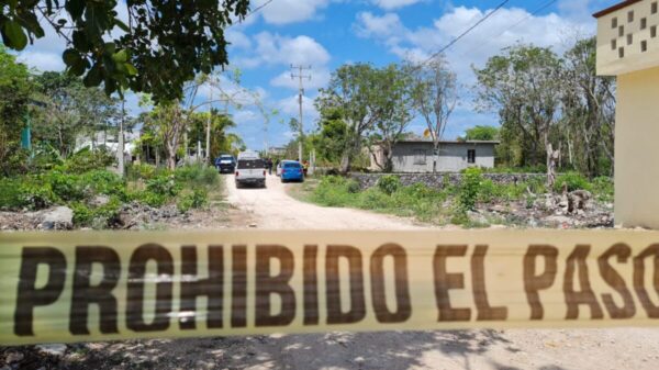 Feminicidio en la colonia El Milagro de Cancún.