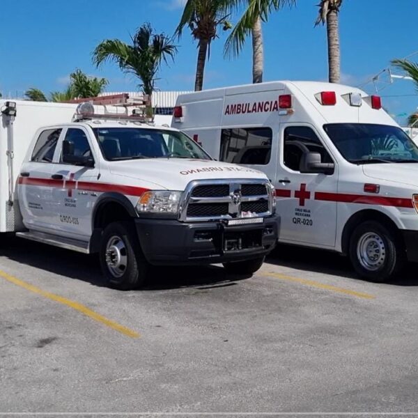 Se triplican por Covid las atenciones de la Cruz Roja en Cancún.