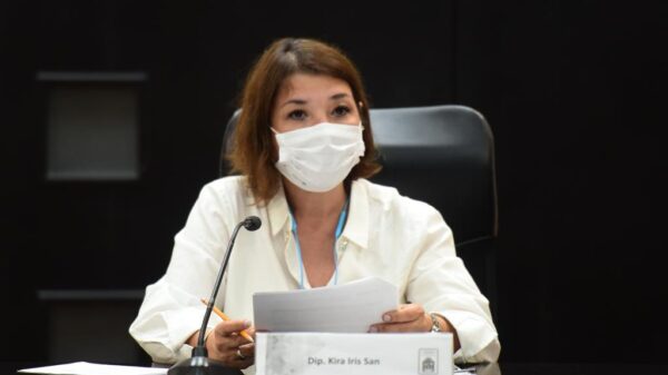Advierte diputada Kira iris grave riesgo por datos biométricos por uso de celulares.