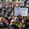 Protestan en Alemania contra medidas sanitarias