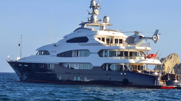 Attessa IV, el lujoso yate de 250 millones de dólares está en Los Cabos