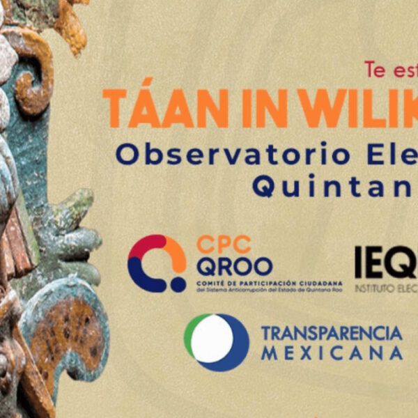 Sistema Anticorrupción presenta el Observatorio Electoral 'Te estoy viendo'.