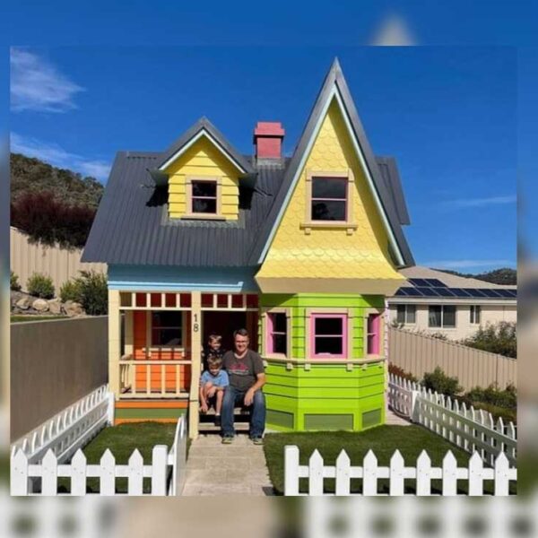 En redes sociales se viraliza el regalo que un padre le hizo a sus hijos; se trata de una réplica exacta de la casa de la película "Up"