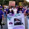 Mujeres marchan para pedir justicia por el feminicidio de joven hallada en Mérida