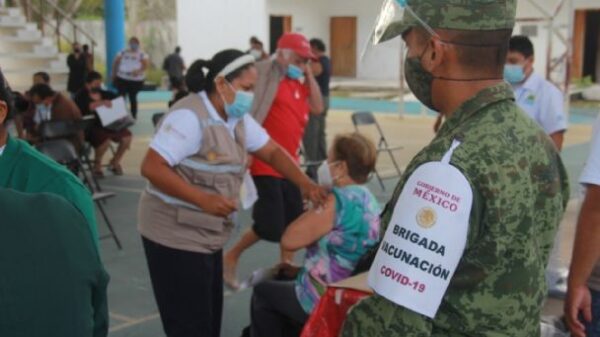 Inicia aplicación de segunda dosis contra Covid-19 en la Zona Maya.