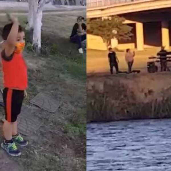 Un abuelito se viraliza en redes sociales al aplicar la frase de que para “el amor no hay fronteras”, el hecho fue captado en video