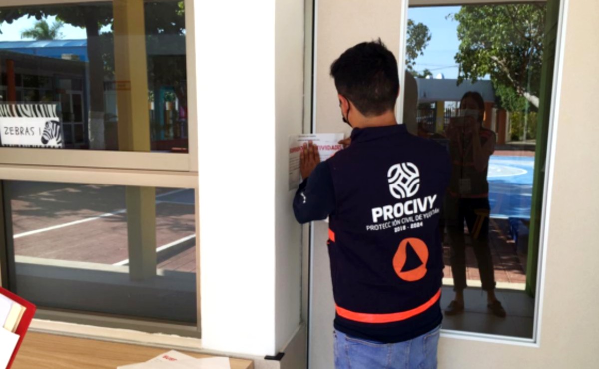 Clausuran colegio de Mérida por prestar servicio de guardería sin medidas contra Covid