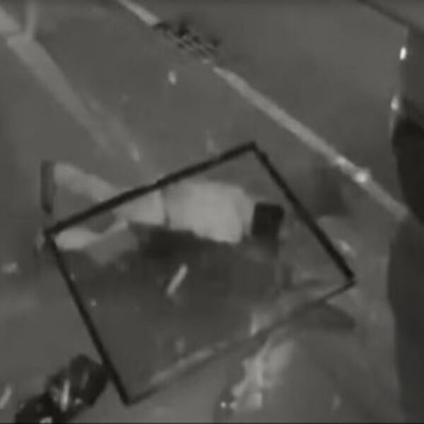 El video de un robo ha causado comisión por las fuertes imágenes, ahí se ve como un ladrón cae, mientras una ventana le golpea la cabeza