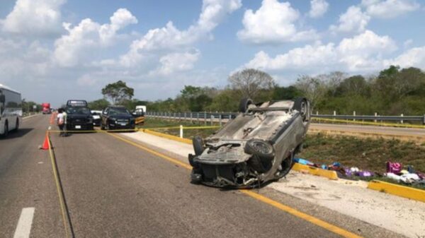 Menor de 15 años muere en accidente sobre la carretera Mérida-Campeche