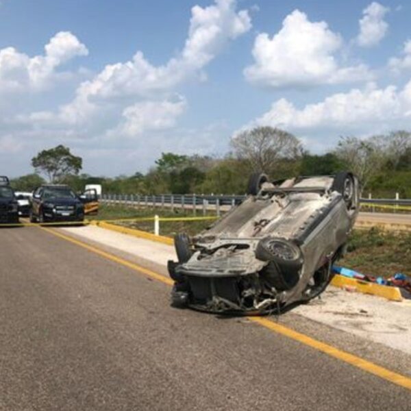 Menor de 15 años muere en accidente sobre la carretera Mérida-Campeche
