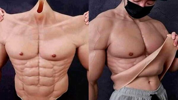 Ventas inesperadas registra el traje de músculos para hombres fabricado por la compañía China, Taobao, los usuarios dicen sentirse cómodos
