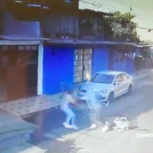 Los robos están a la orden del día en la Ciudad de México, una prueba de ello, es el atraco que sufrió una joven en compañía de su perro