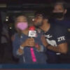 Una reportera fue agredida mientras realizaba un reporte en vivo del partido entre Puebla y Pumas, que se realizó en el Estadio Cuauhtémoc