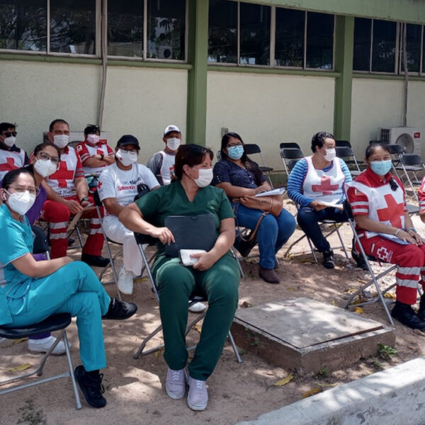 A punto de concluir vacunación covid-19 a personal de la Cruz Roja Cancún