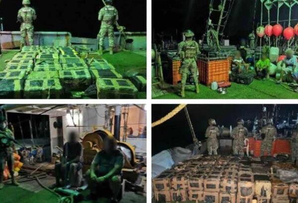 Decomisan marinos 1.5 toneladas de cocaína en buque pesquero.