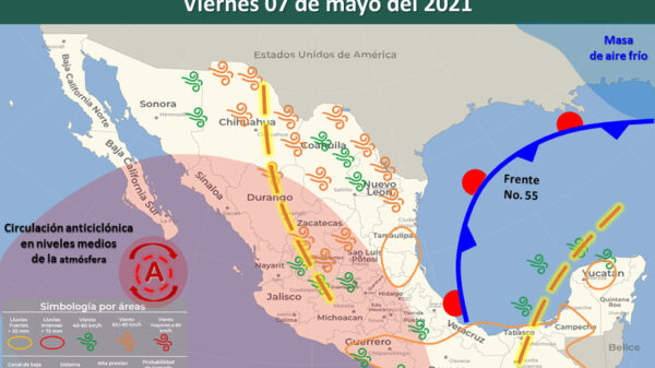 Pronóstico del clima para hoy 7 de mayo en Quintana Roo.
