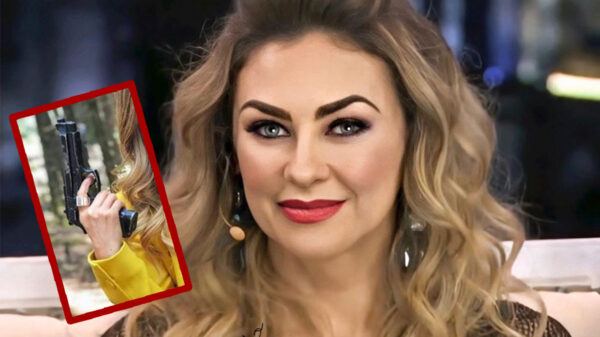 Aracely Arámbula causa controversia al posar con arma de fuego
