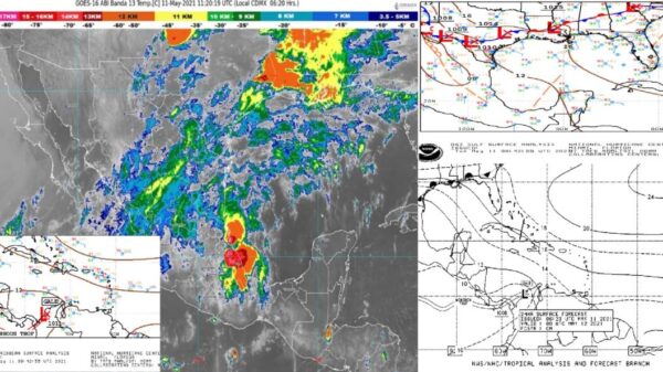 Pronóstico del clima para hoy martes 11 de mayo en Quintana Roo.
