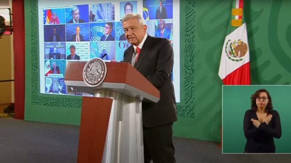 Insiste AMLO ante G-20 en liberar patentes de vacunas anti Covid-19