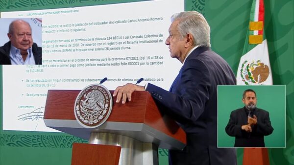 Confirma AMLO que Romero Deschamps está jubilado