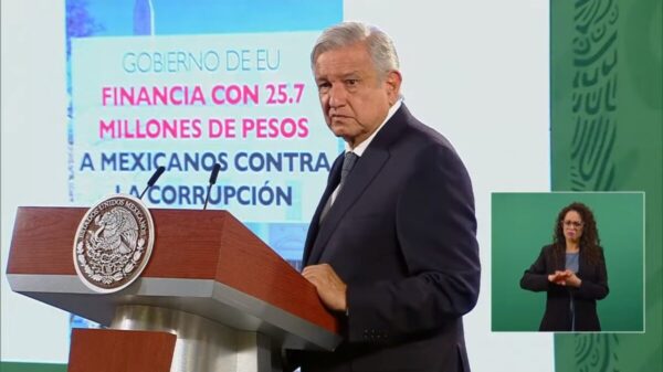 Enviará México nota diplomática a EU en caso de financiar a MCCI