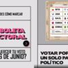 Guía práctica para saber cómo votar este 6 de junio