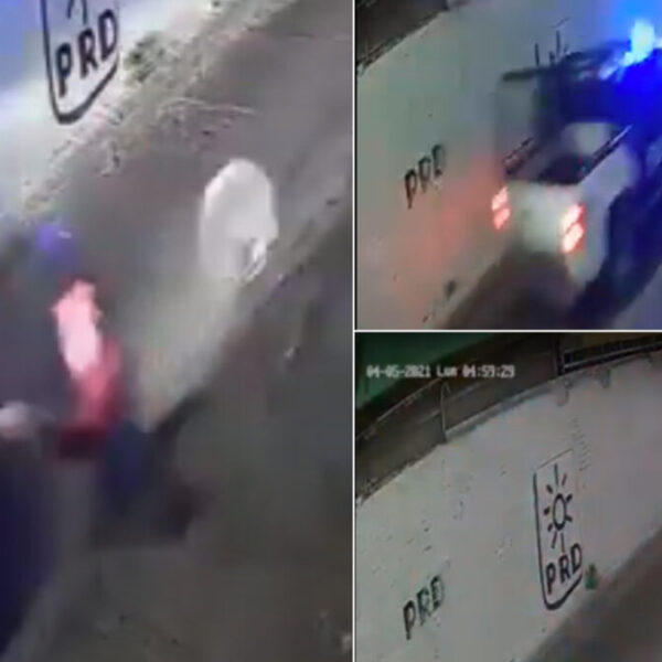 Policías atropellan a ciclista y se dan a la fuga, en Guanajuato