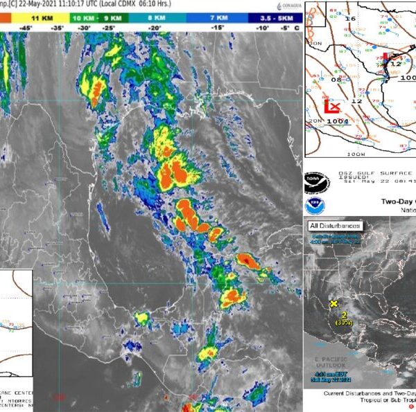 Aguacero mañanero inunda a Cancún