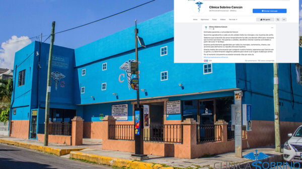 Reabrirá la icónica Clínica Sobrino en Cancún