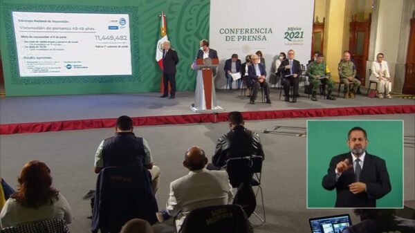 Anuncian segunda dosis anti Covid para 16 estados del país