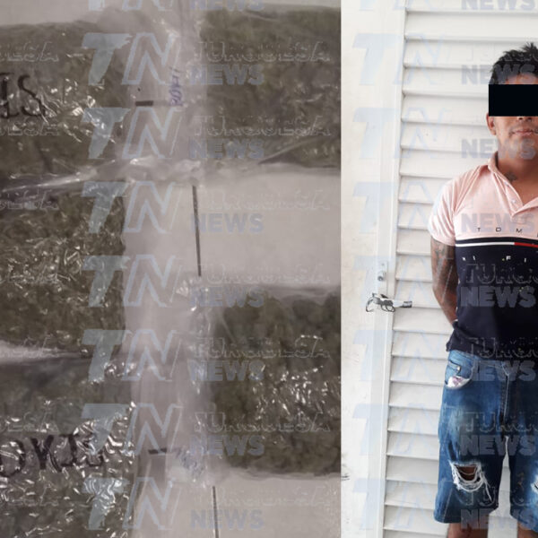 Capturan a narcomenudista tras persecución, le incautan droga