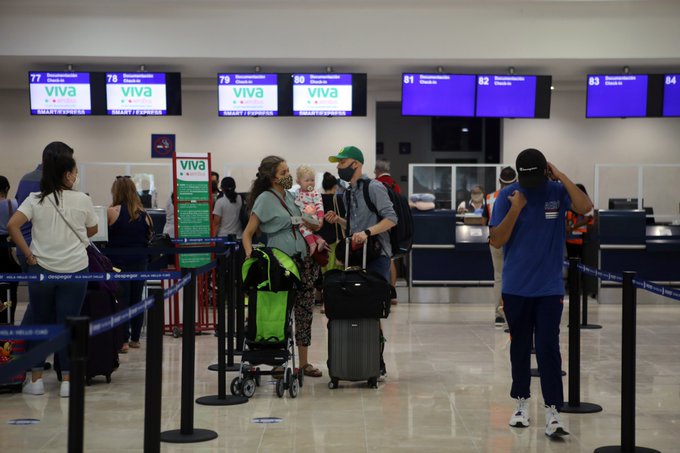 Conectividad aérea a Cancún alcanzaría cifras de antes de la pandemia por el Covid; las proyecciones, para julio son del 98%.