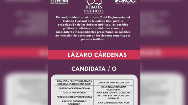 Alistan debate de candidatos en Lazaro Cárdenas
