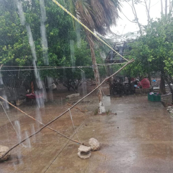 Aguaceros mitigan incesante ola de calor en Kantunilkín