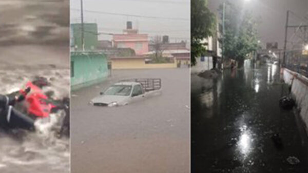 Más de mil 500 familias resultaron afectadas por fuertes lluvias en Veracruz