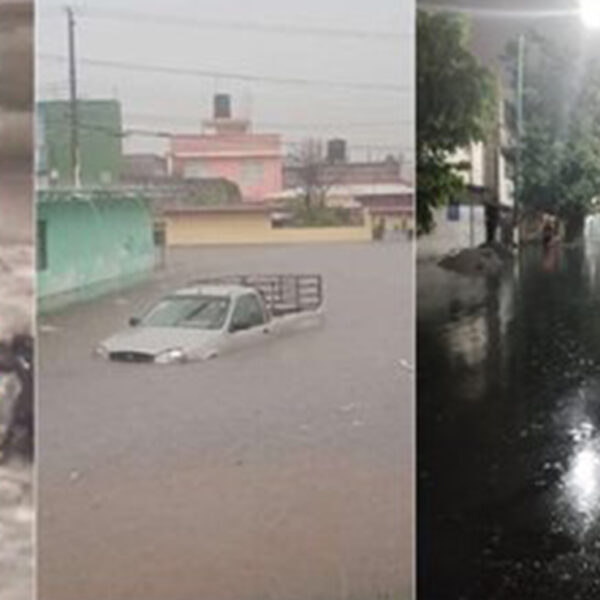 Más de mil 500 familias resultaron afectadas por fuertes lluvias en Veracruz