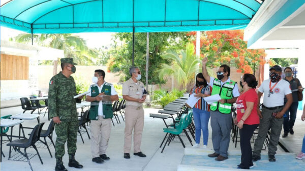Inician supervisión de refugios anticiclónicos en Puerto Morelos