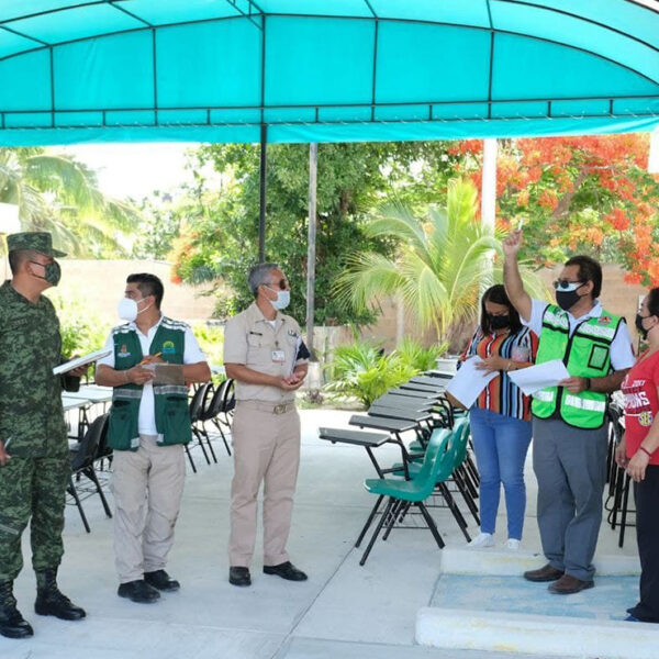 Inician supervisión de refugios anticiclónicos en Puerto Morelos