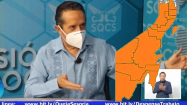 Se mantiene Quintana Roo en Semáforo Naranja