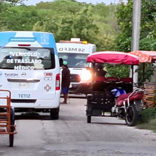 Menor de edad encuentra sin vida a su padre dentro de su vivienda en Tetiz