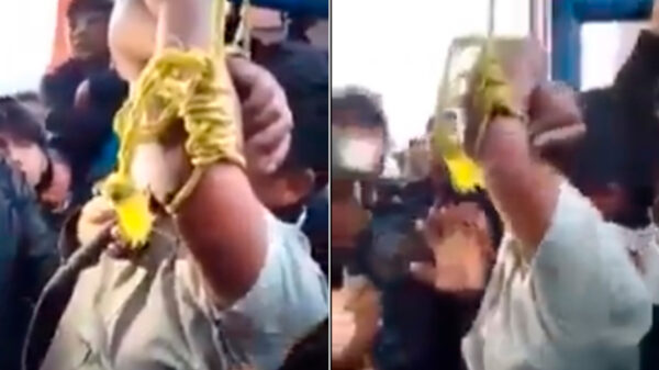 VIDEO: Torturan a sujeto por supuestamente matar a su esposa