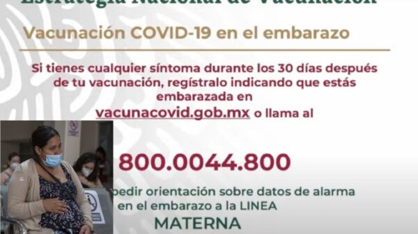 Abren registro para vacunación a embarazadas
