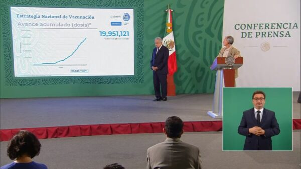 Suman ya casi 20 millones de personas vacunadas en México