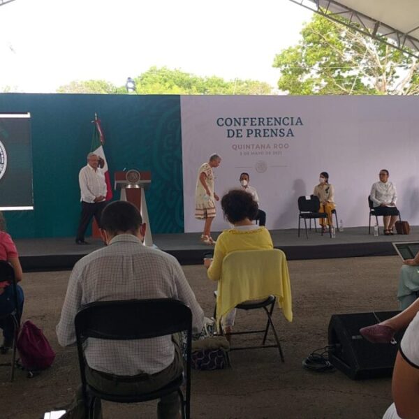 Encabezó el presidente López Obrador reunión de seguridad en Chetumal.